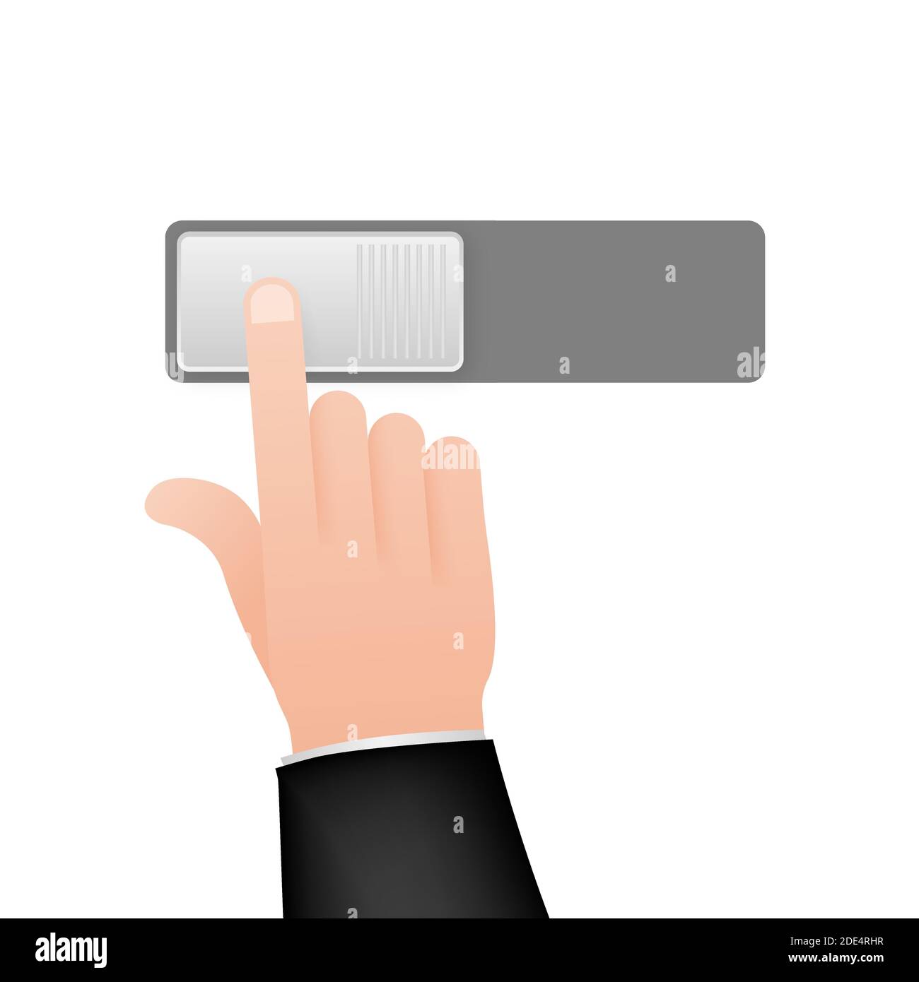 Flat icon On and Off Toggle switch button vector format. Vector stock ...