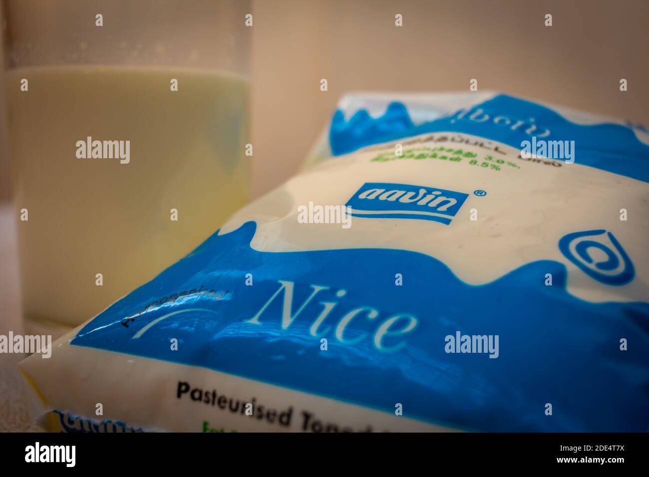 Download Chennai Tamil Nadu India Nov 28 2020 Aavin Milk Sachet Which Is Common Brand Of Milk Suppliers In Tamil Nadu India Stock Photo Alamy