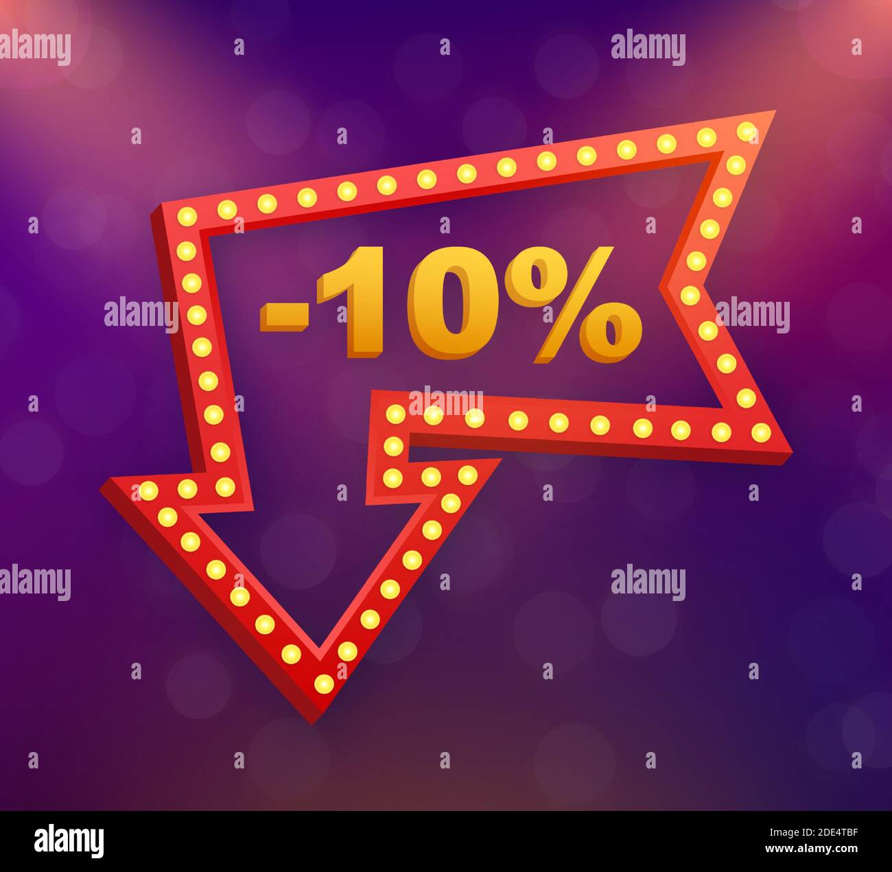 10 Percent Off Sale Discount Banner Discount Offer Price 10 Percent Discount Promotion Flat Icon With Long Shadow Vector Illustration Stock Vector Image Art Alamy