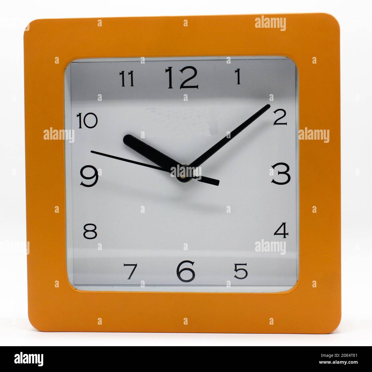 A picture of wall clock isolated on white background Stock Photo - Alamy
