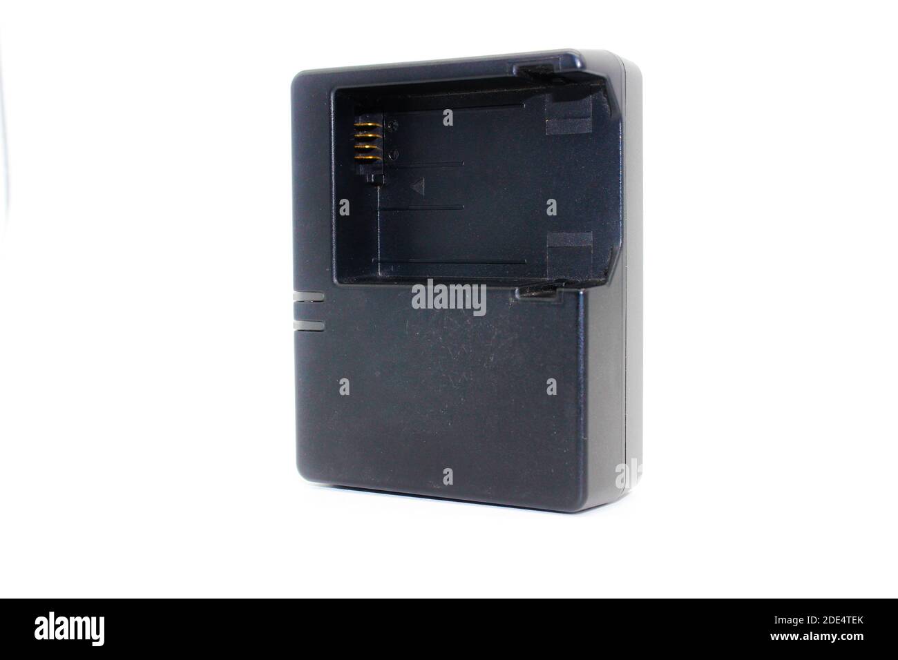 DSLR camera battery charger on white background Stock Photo Alamy