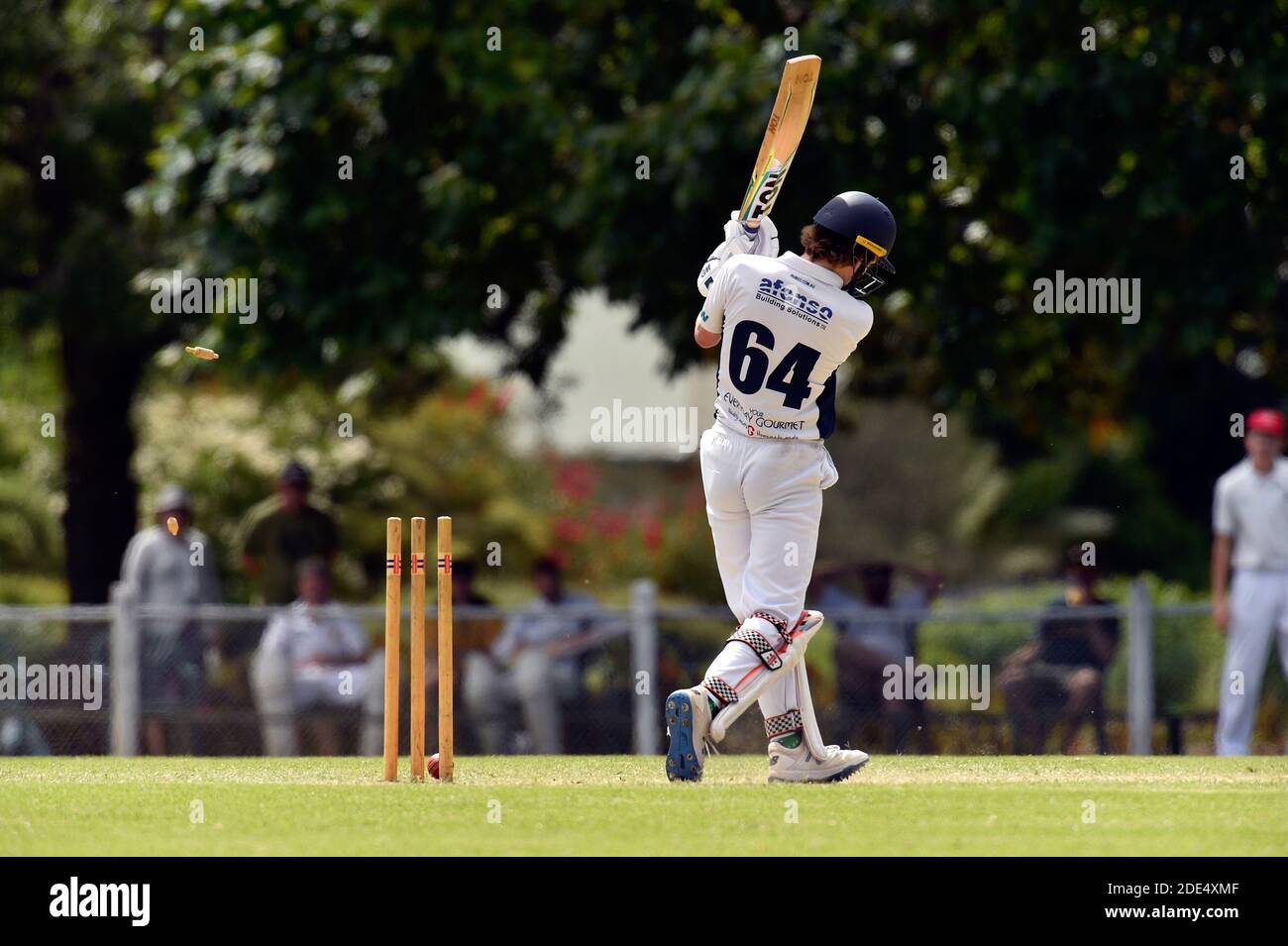 November 29th 2020. Benalla Bushrangers A Reserves take on Wangaratta Rovers at Benalla Gardens Oval. Stock Photo