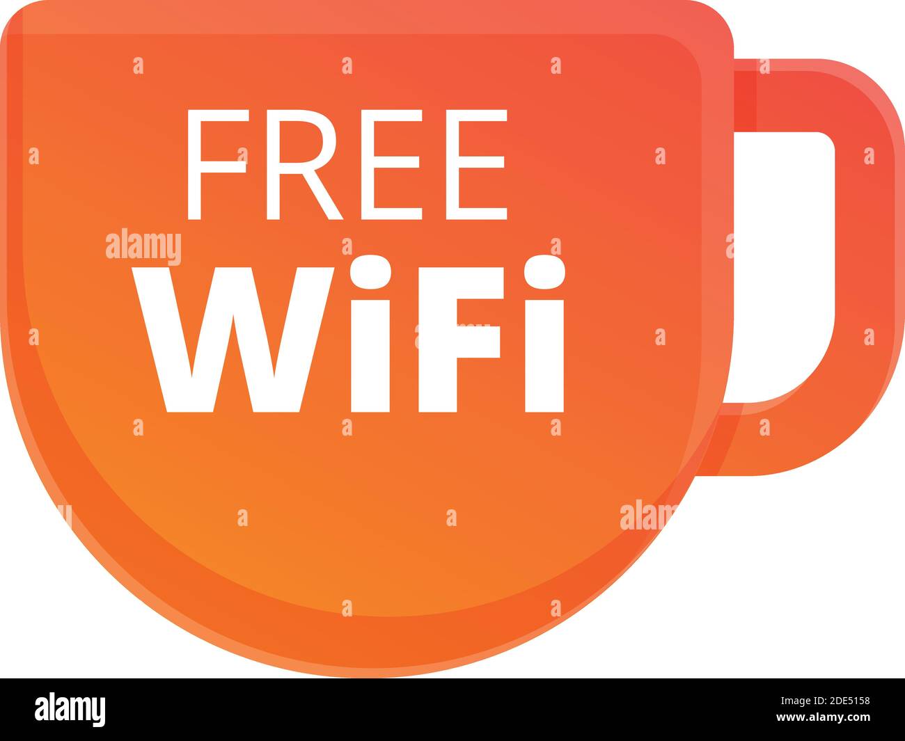 Free wifi cafe icon Cartoon of free wifi cafe vector icon for web Free wifi cafe icon Cartoon of free wifi cafe vector icon for web