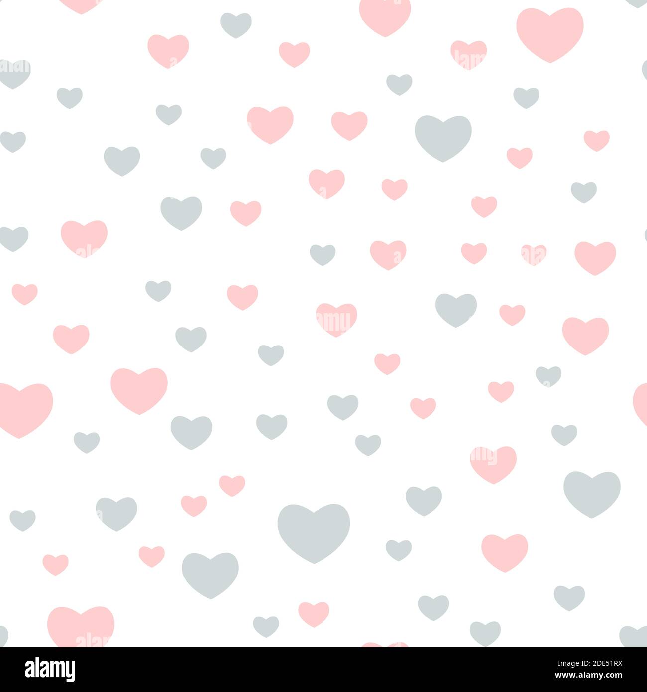 Heart Love Seamless Pattern Background Vector Illustration Stock Vector ...