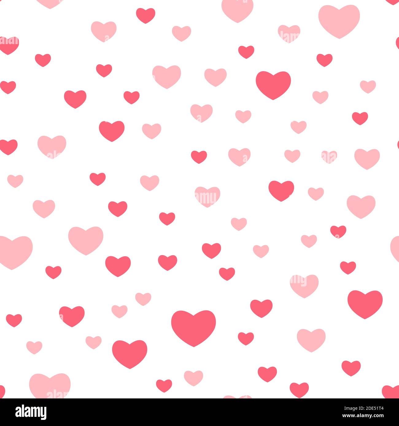 Heart Love Seamless Pattern Background Vector Illustration Stock Vector ...
