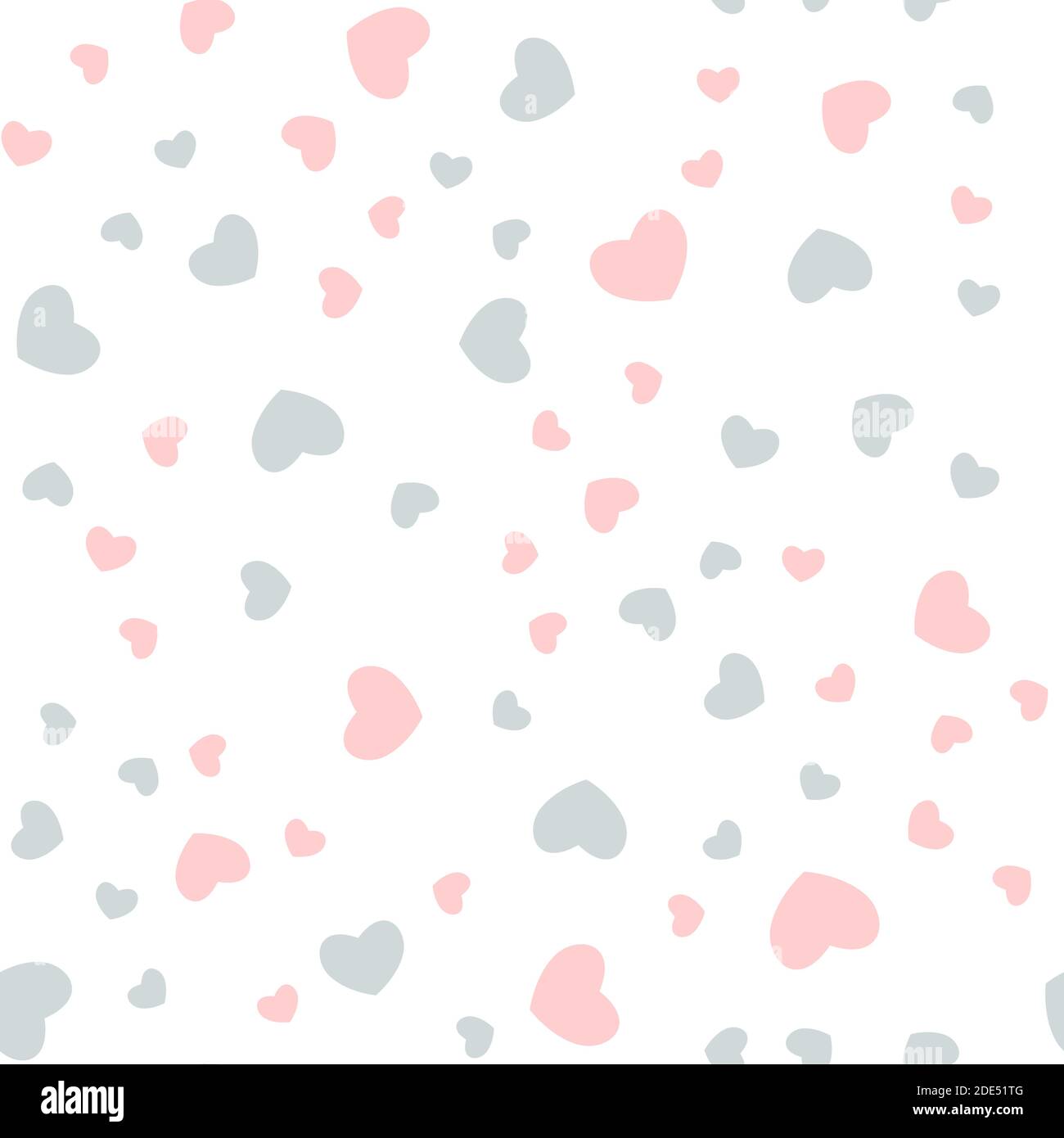 Heart Love Seamless Pattern Background Vector Illustration Stock Vector ...