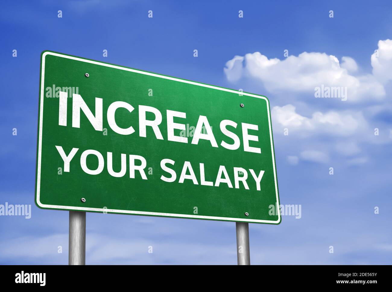 How to increase your salary Stock Photo