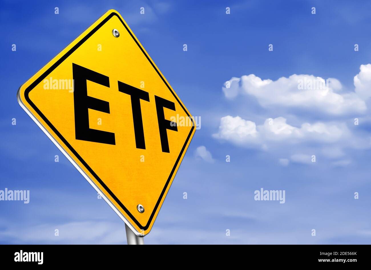ETF - Exchange Trade Fund Stock Photo