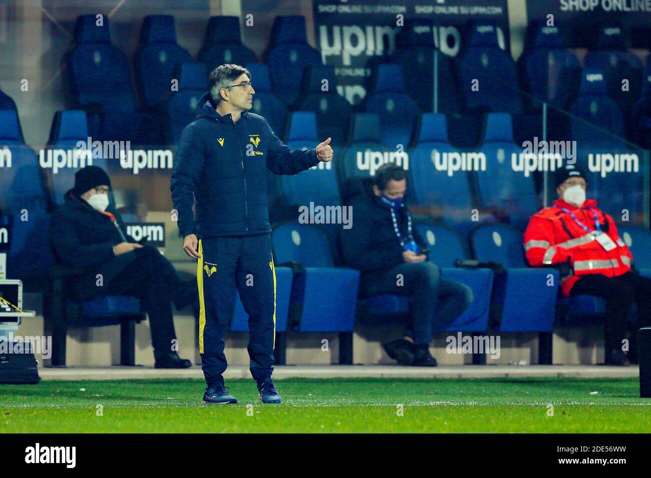 Ivan Juric Head Coach Of Hellas Verona During The Italian Championship Serie A Football Match Between Atalanta Bc And Hella V Lm Stock Photo Alamy