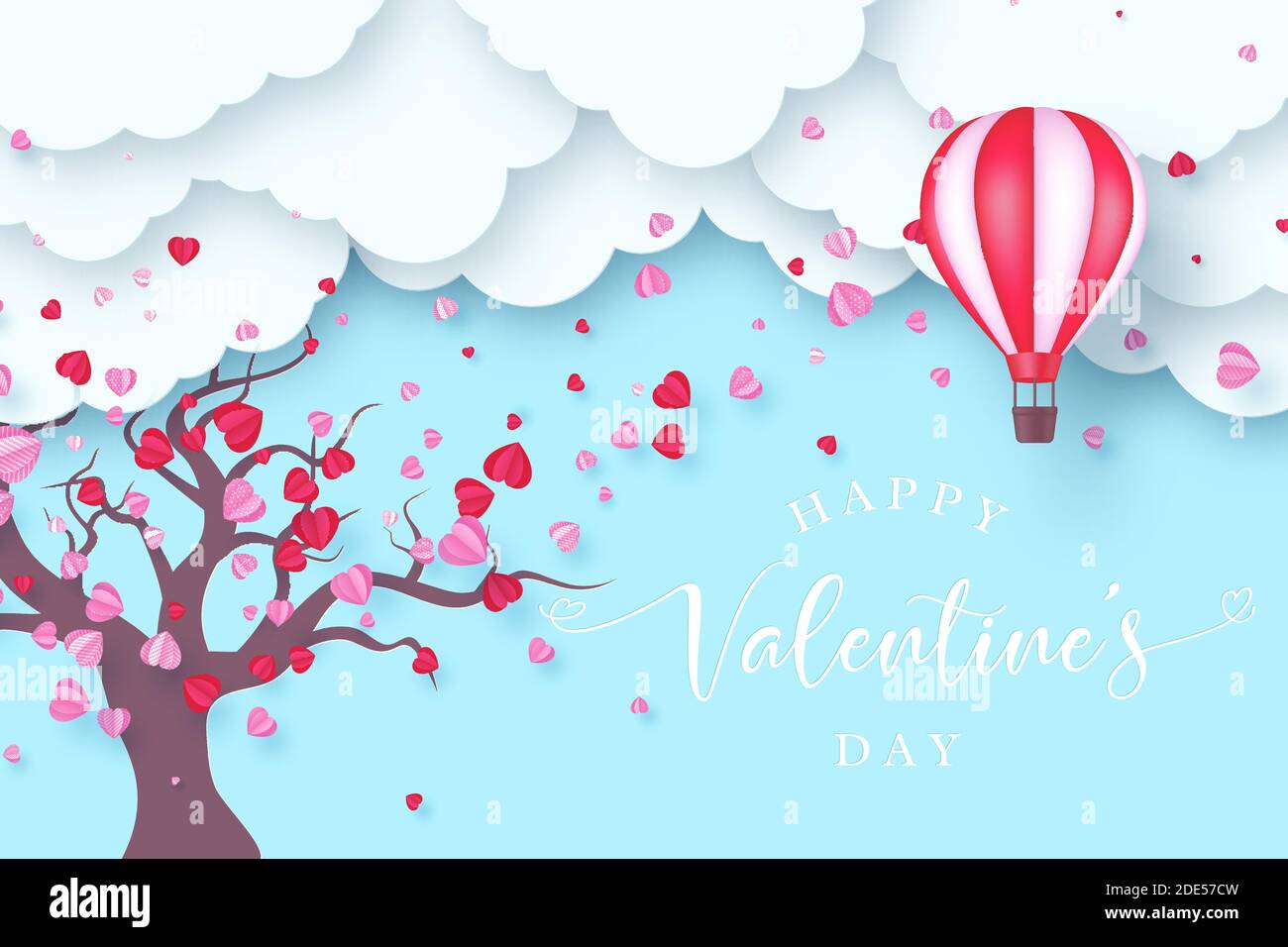 Valentines day background. Stock Vector