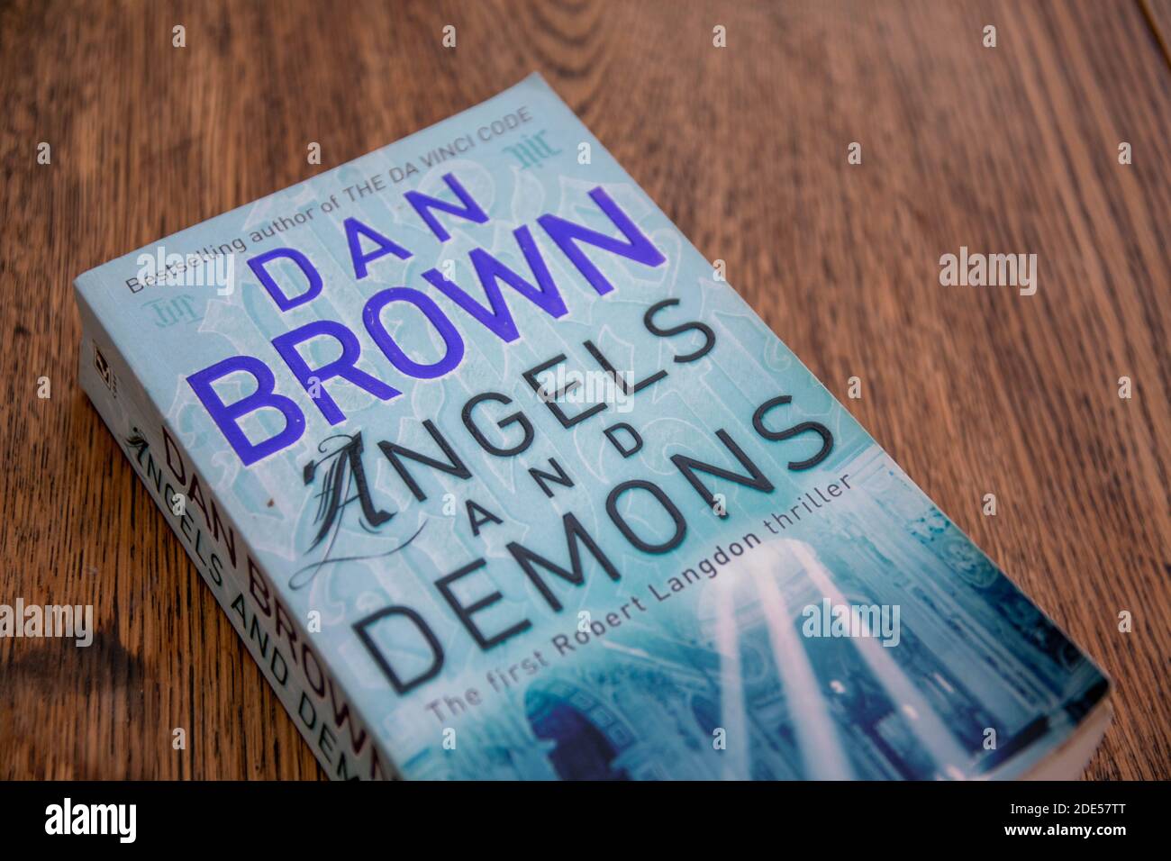 Dan Brown is an American author best known for his thriller Robert Langdon novels Angels & Demons, The Da Vinci Code, The Lost Symbol, Inferno Stock Photo