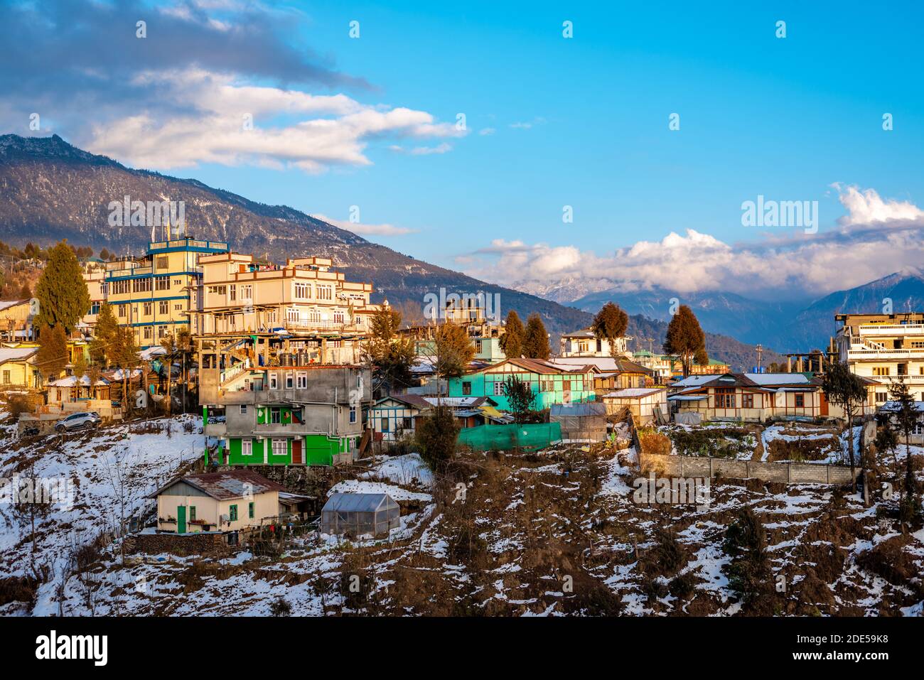 Photo Of Sunset In Tawang Town Arunachal Pradesh India Stock Photo 