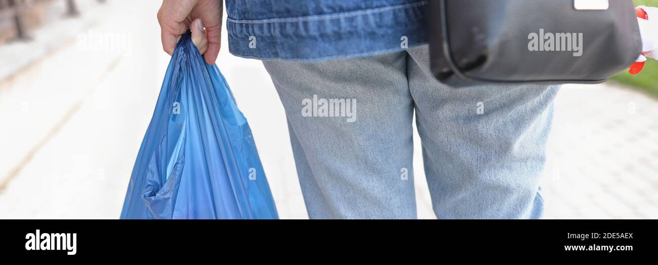 Download Supermarket Plastic Bag Woman High Resolution Stock Photography And Images Alamy