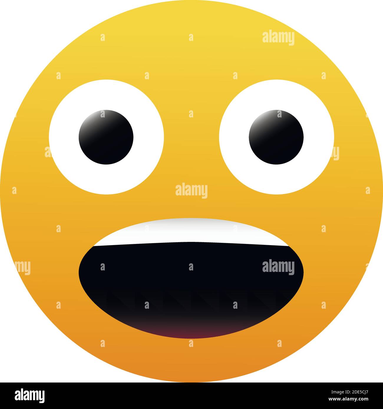 Shocked emoji icon vector vectors hi-res stock photography and images -  Alamy