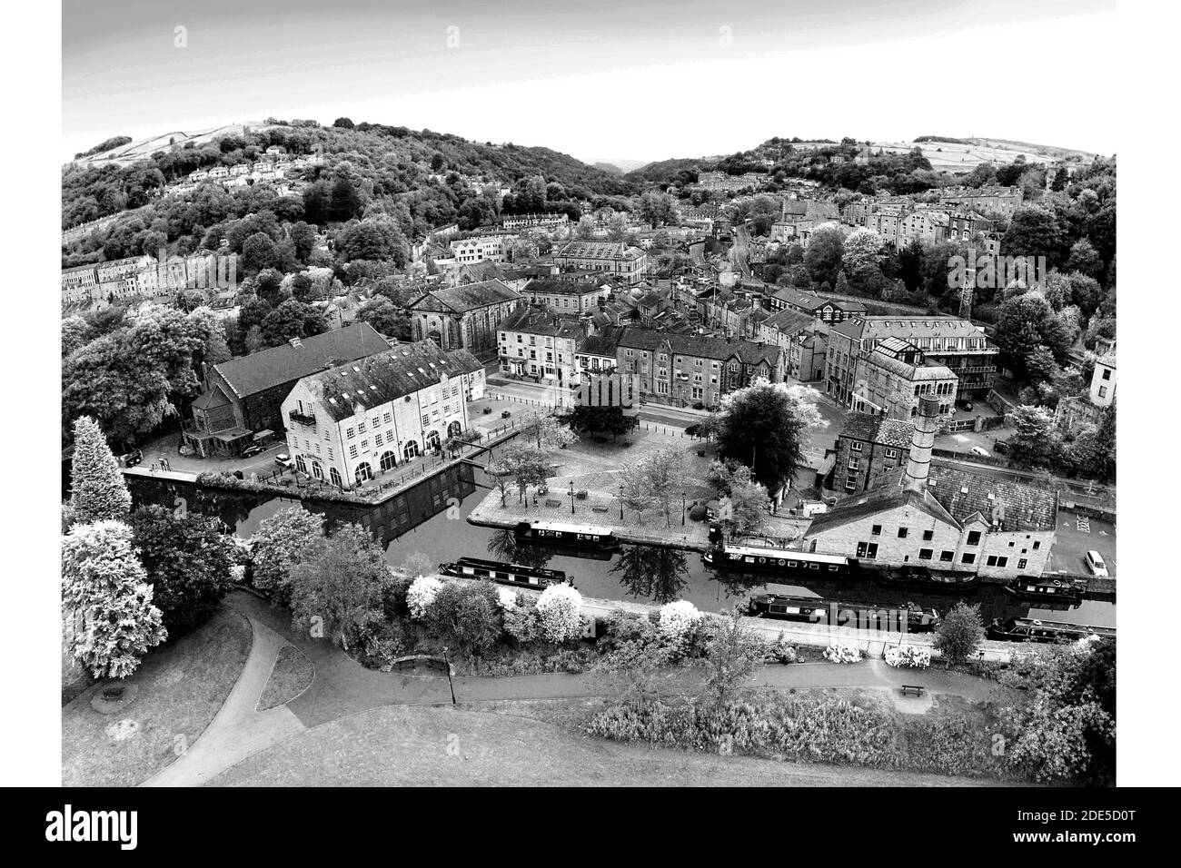 Old town hebden bridge Black and White Stock Photos & Images Alamy