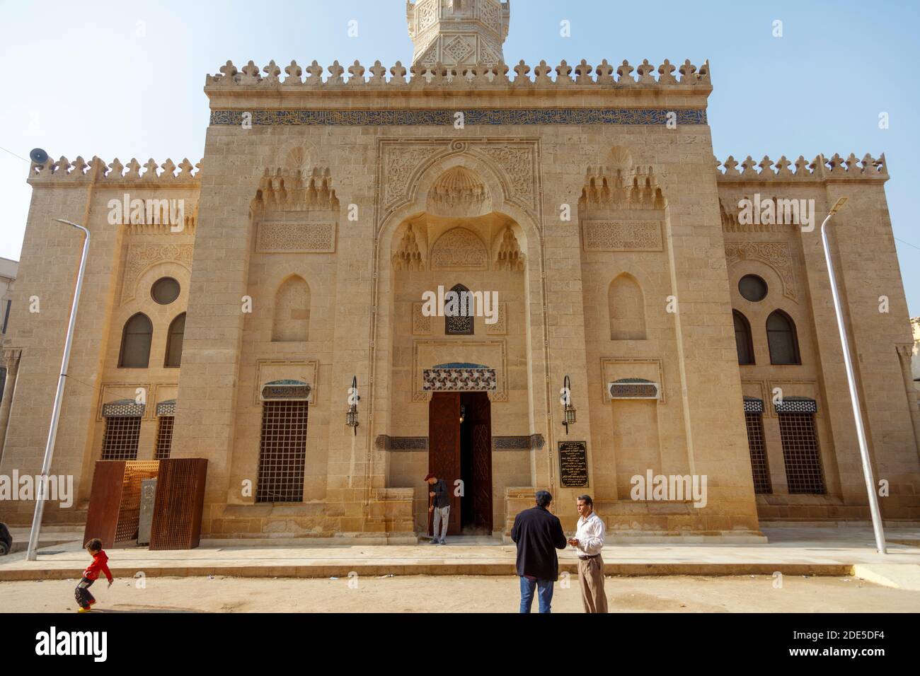 Mosque of Imam al-Shafi'i, 19th century Mamluk revival building, Cairo, Egypt Stock Photo