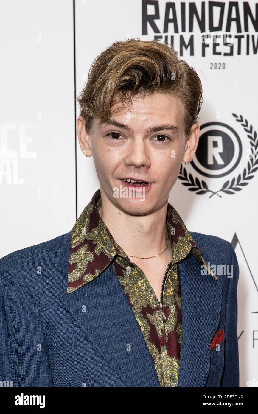 Thomas Brodie-Sangster in Tron Rubber Suit | Stable Diffusion Online