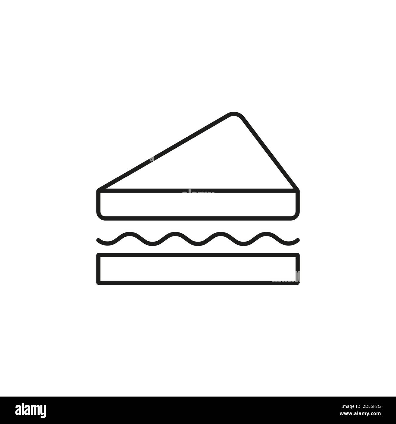 sandwich icon element of fast food icon for mobile concept and web apps ...