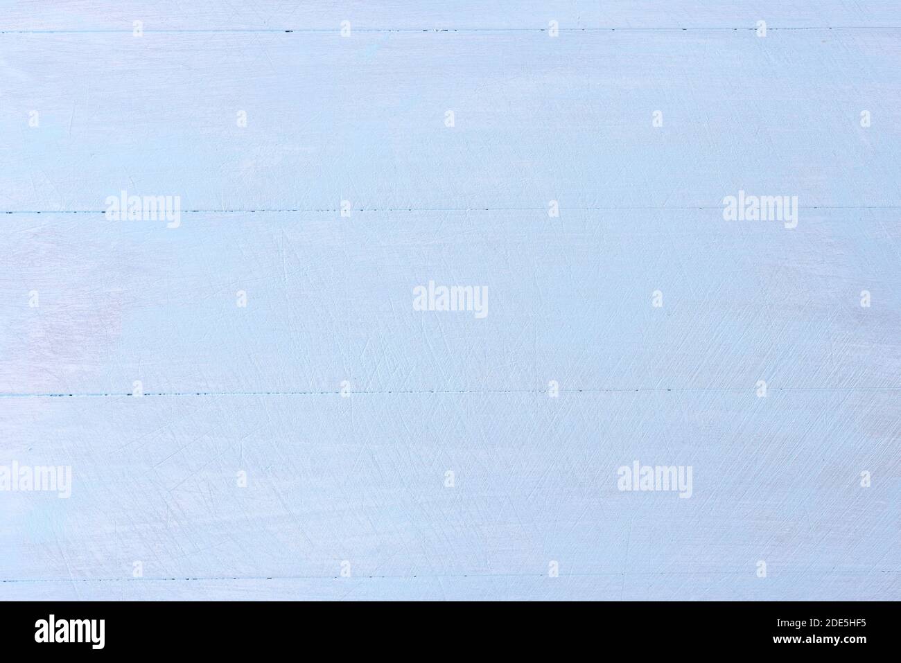 Wooden plank painted light blue as background Stock Photo