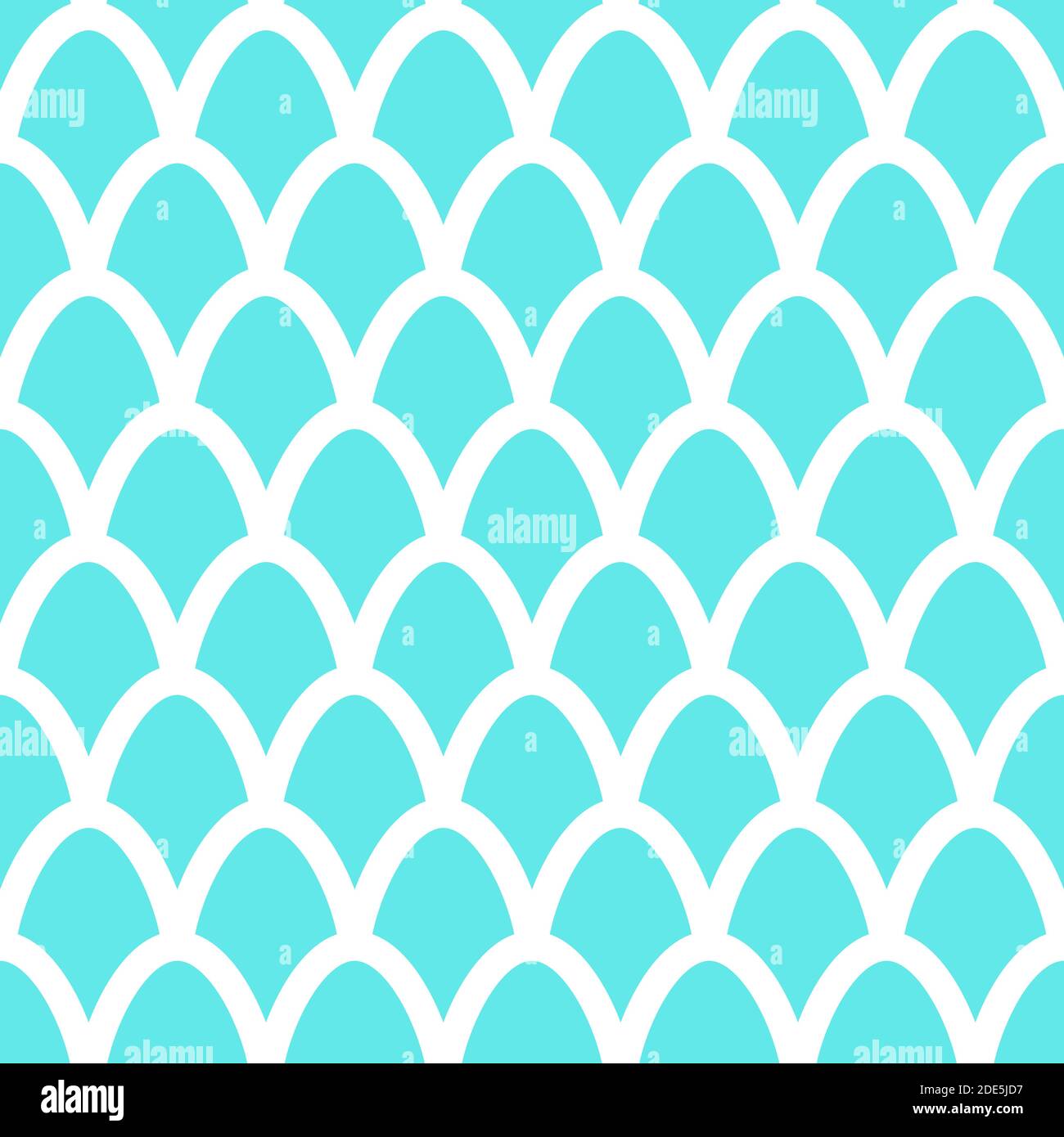 Fish scales seamless pattern. Mermaid tail background Stock Vector