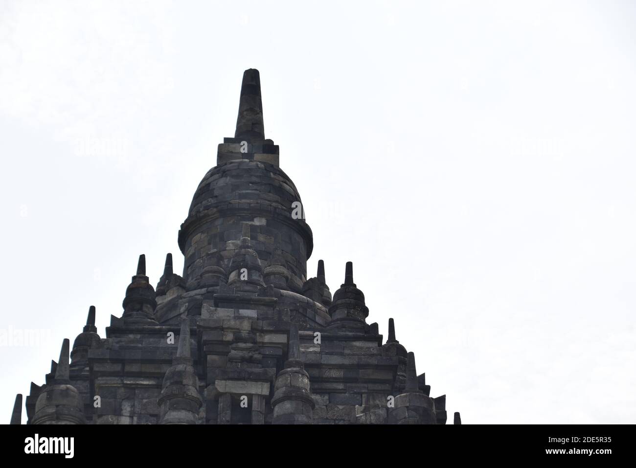 The largest stupa on the rooftop of Sojiwan Temple complex in Central ...