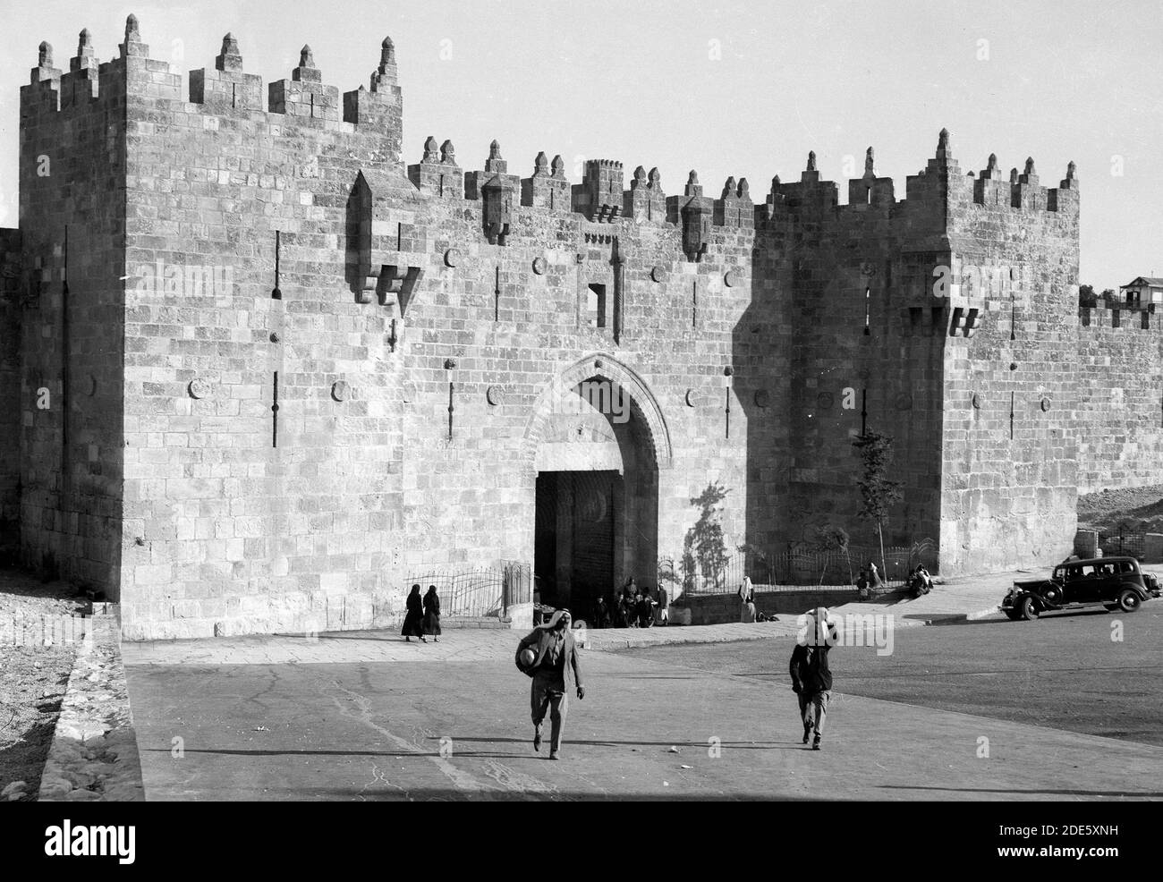 Original Caption Damascus Gate Location Jerusalem ca. 19341939