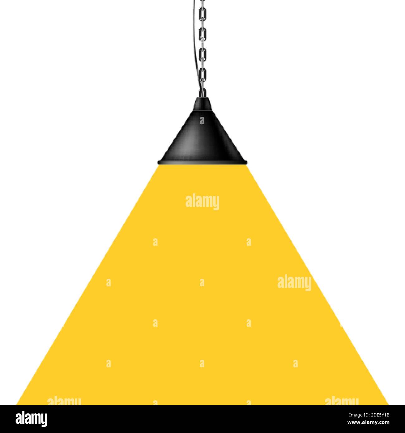 Isolated Lamp. Modern interior. Vector illustration Stock Vector