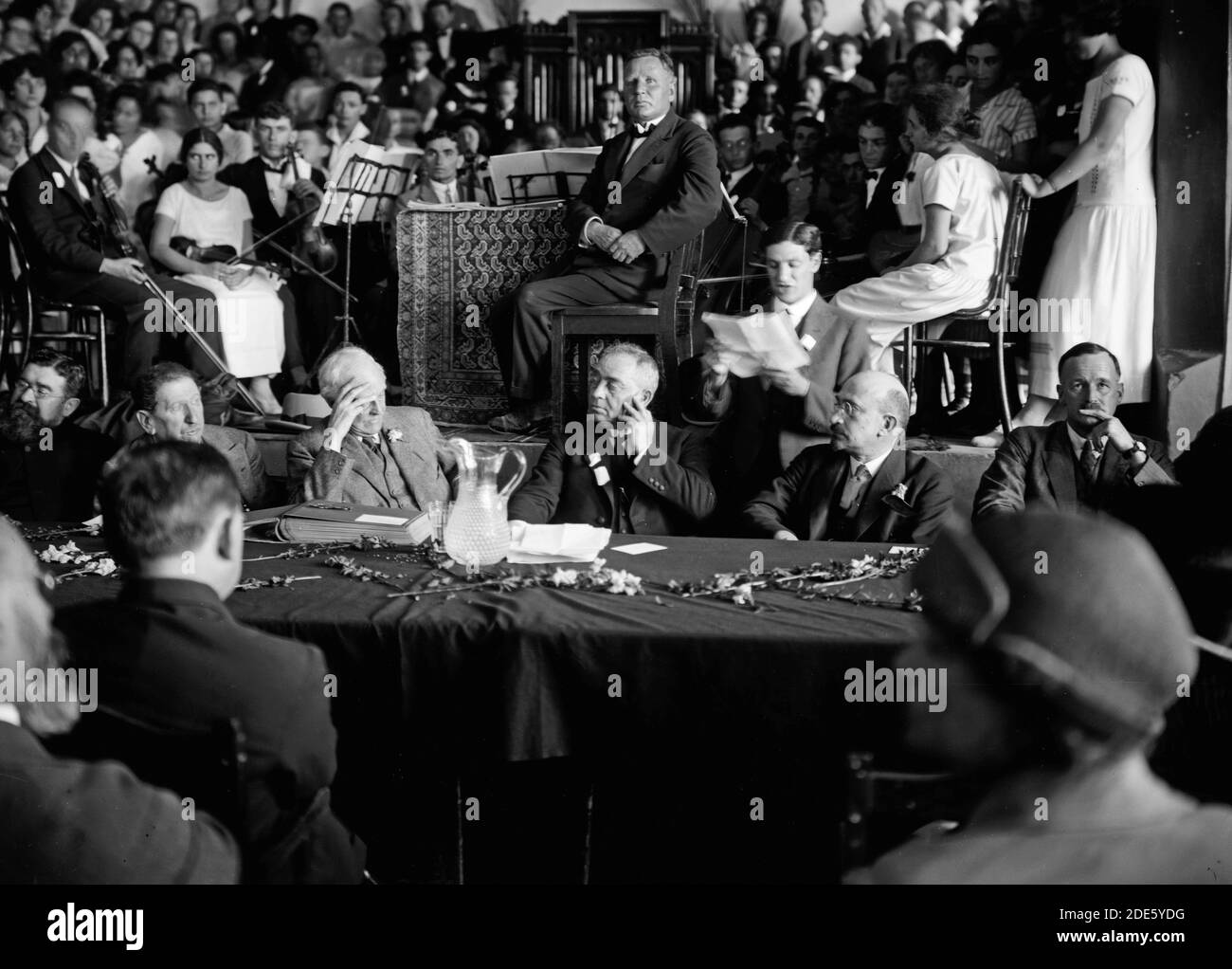 Original Caption Hebrew University and Lord Balfour's visit. Lord