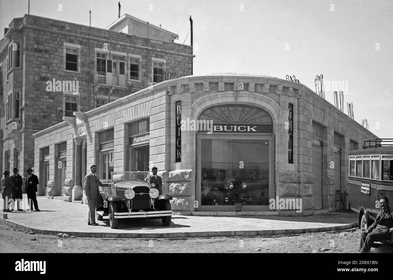 Front of American Colony Buick in Jerusalem ca. 1920-1935 Stock Photo -  Alamy