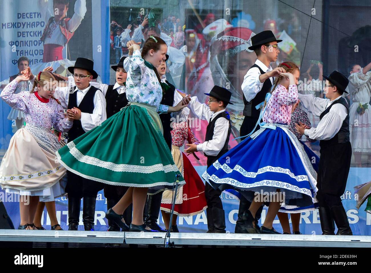 National folklore festivals stage hires stock photography and images