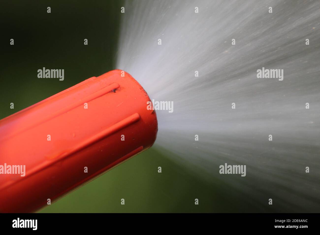 water spray from a nozzle Stock Photo