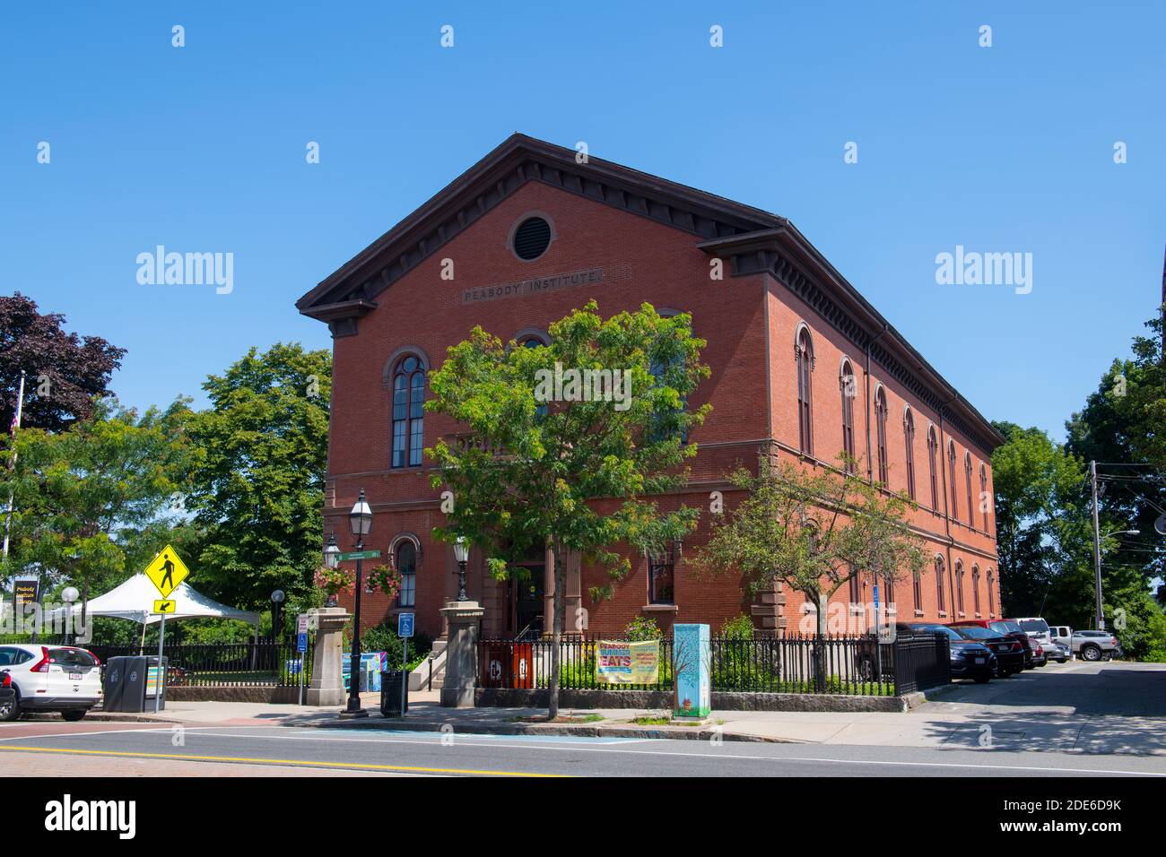 Peabody Institute Library at 82 Main Street in downtown Peabody