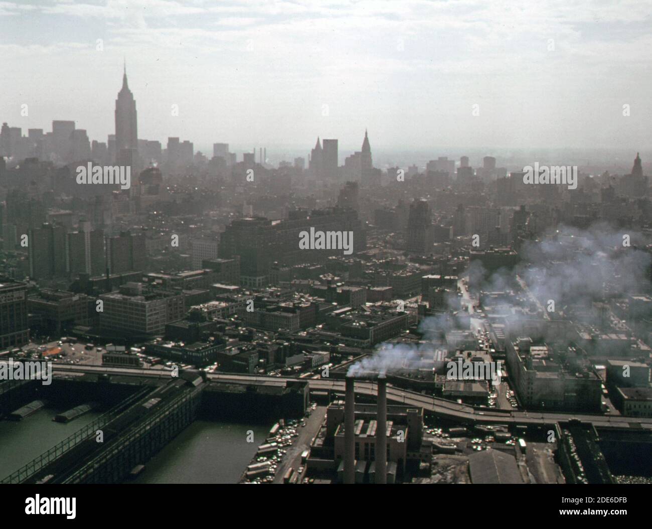 Manhattan New York Skyline ca. June 1974 Stock Photo Alamy