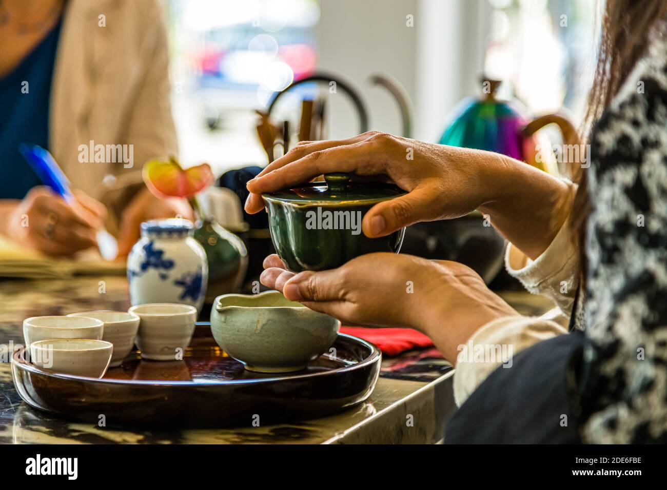 Japanese Green Tea Ceremony in Düsseldorf, Germany Stock Photo Alamy