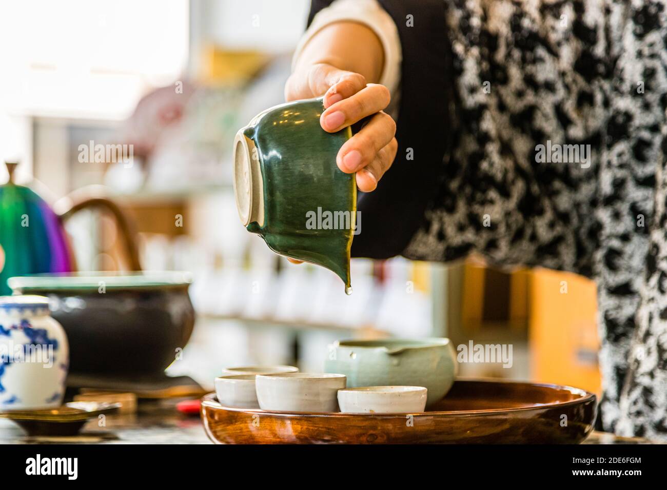 Japanese Green Tea Ceremony in Düsseldorf, Germany Stock Photo Alamy