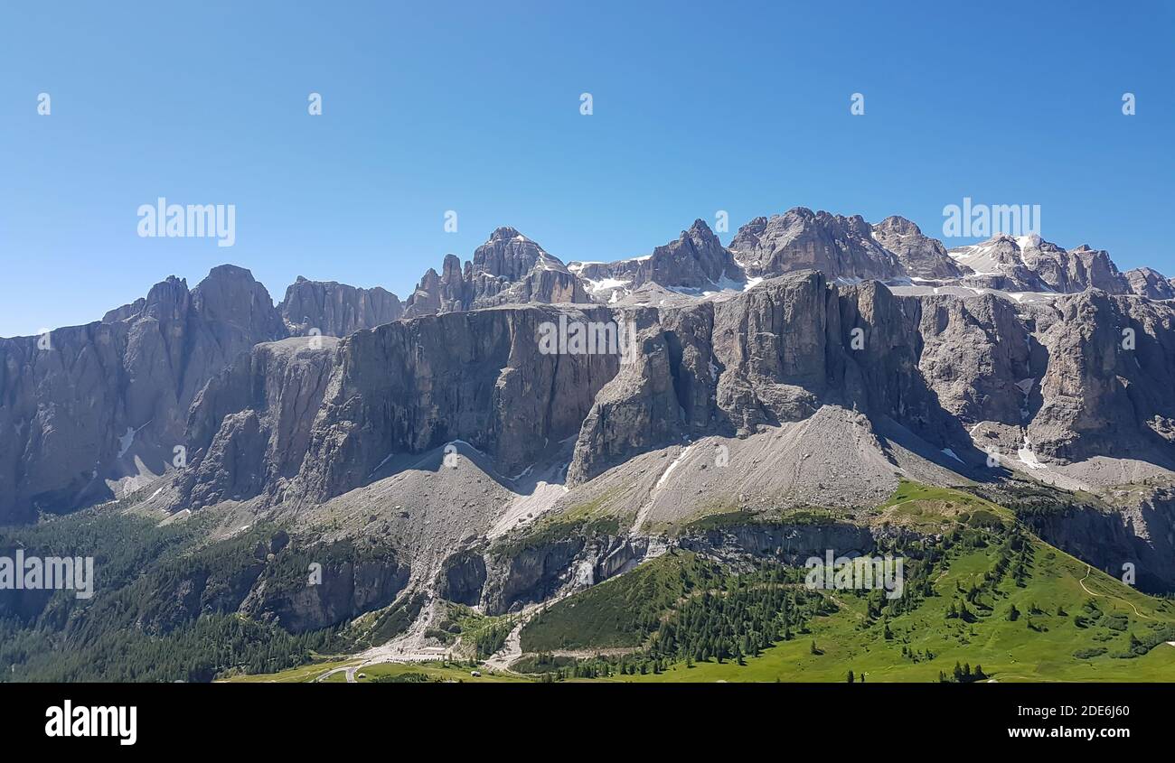 Panorama mountain range in alps hi-res stock photography and images - Alamy