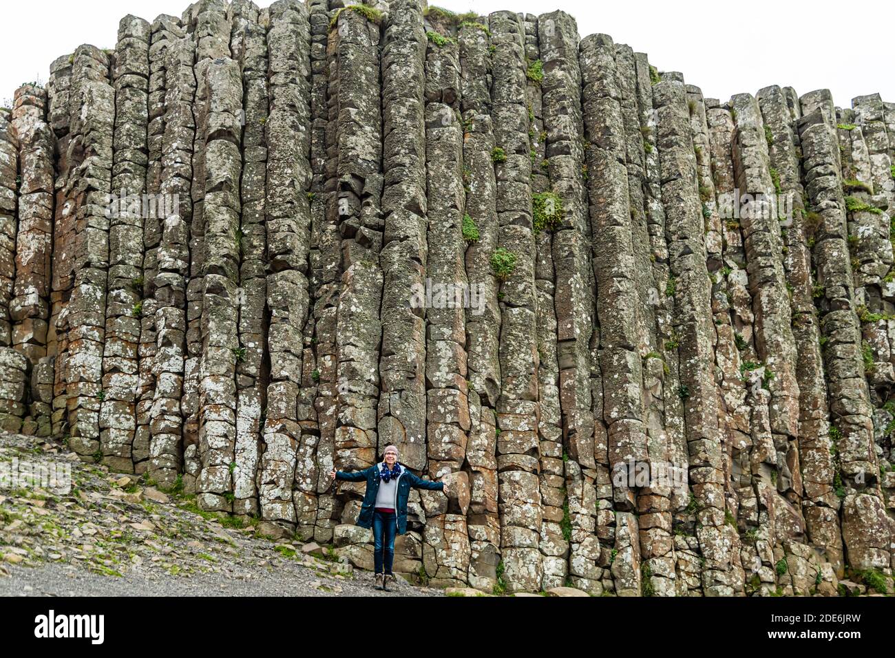 Giant's Causeway in Bushmills, Northern Ireland Stock Photo