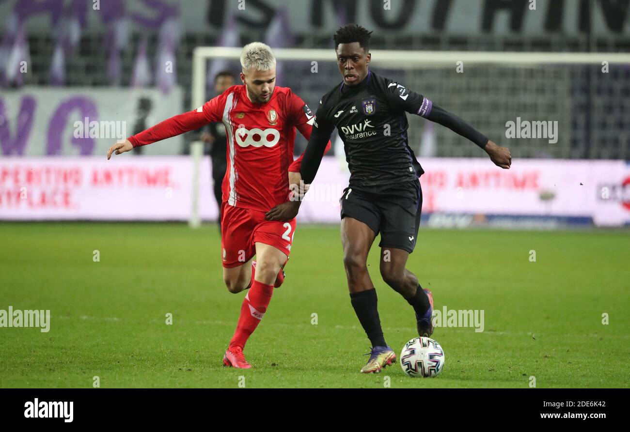 Brussels Belgium 29th Nov 2020 BRUSSELS BELGIUM NOVEMBER 29 Albert Sambi Lokonga Of 