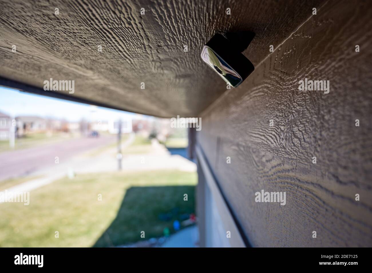 DIY security camera installation Stock Photo Alamy