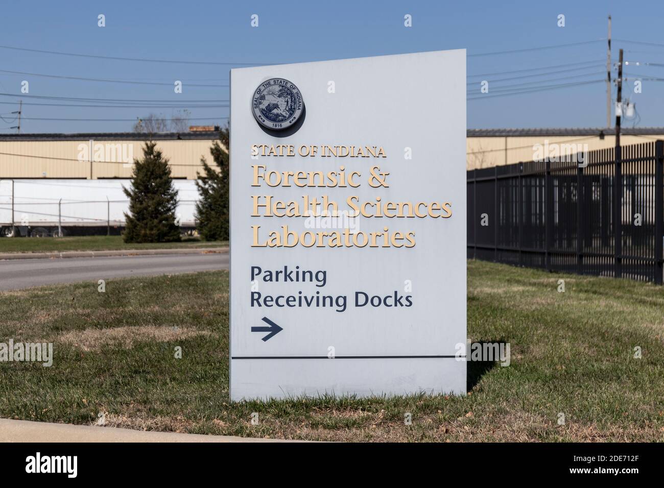 Indianapolis Circa November 2020 Indiana State Police Laboratory