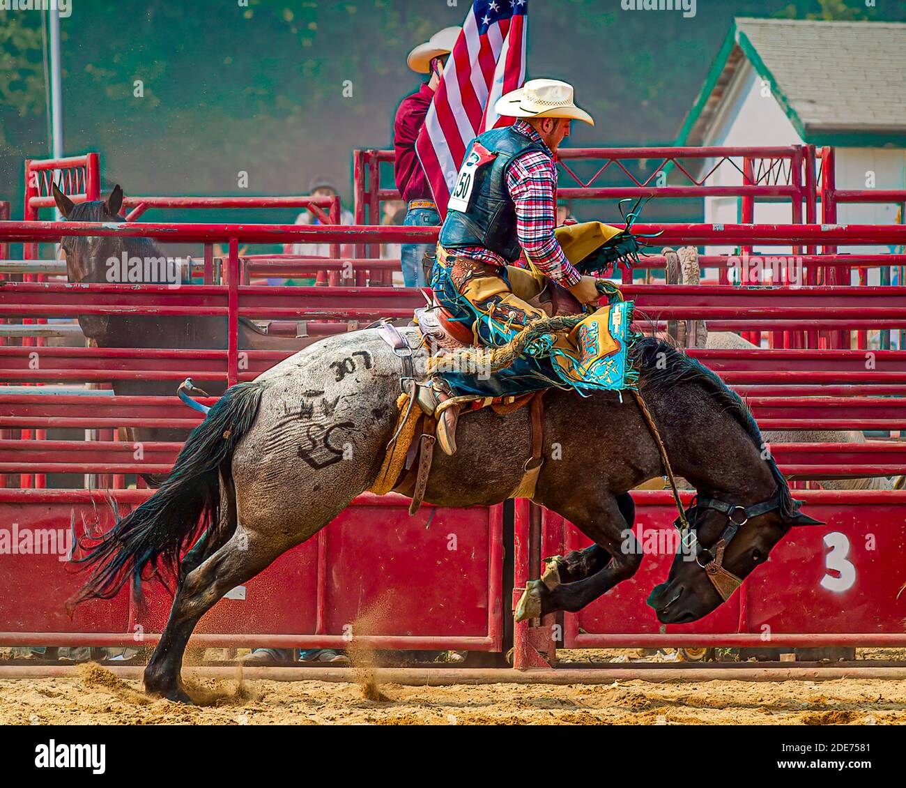 Horse Rider Rodeo American performance horseman rodeo hi-res stock photography and images ...