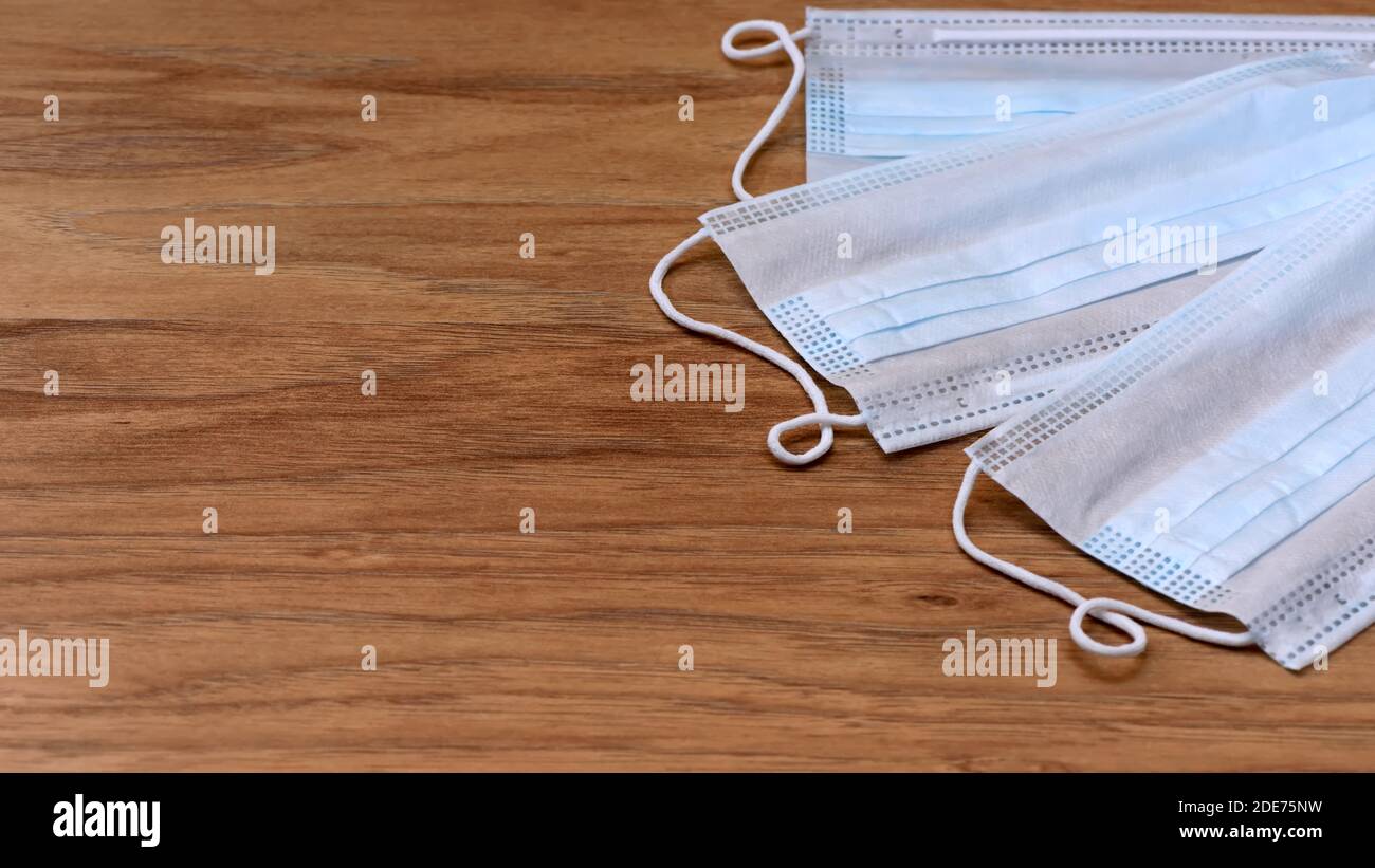 Mask left on table hi-res stock photography and images - Alamy