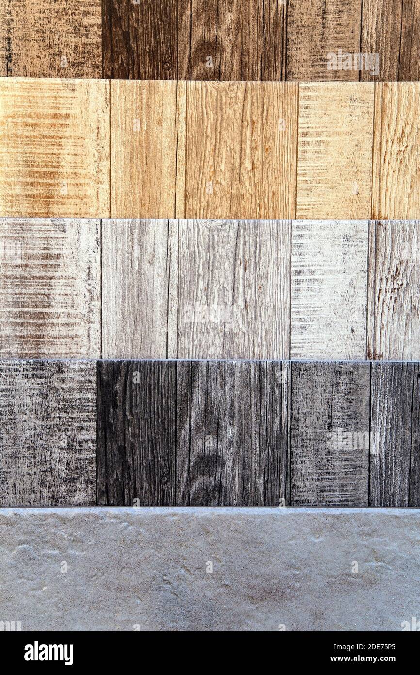 Various ceramic tiles as background Stock Photo