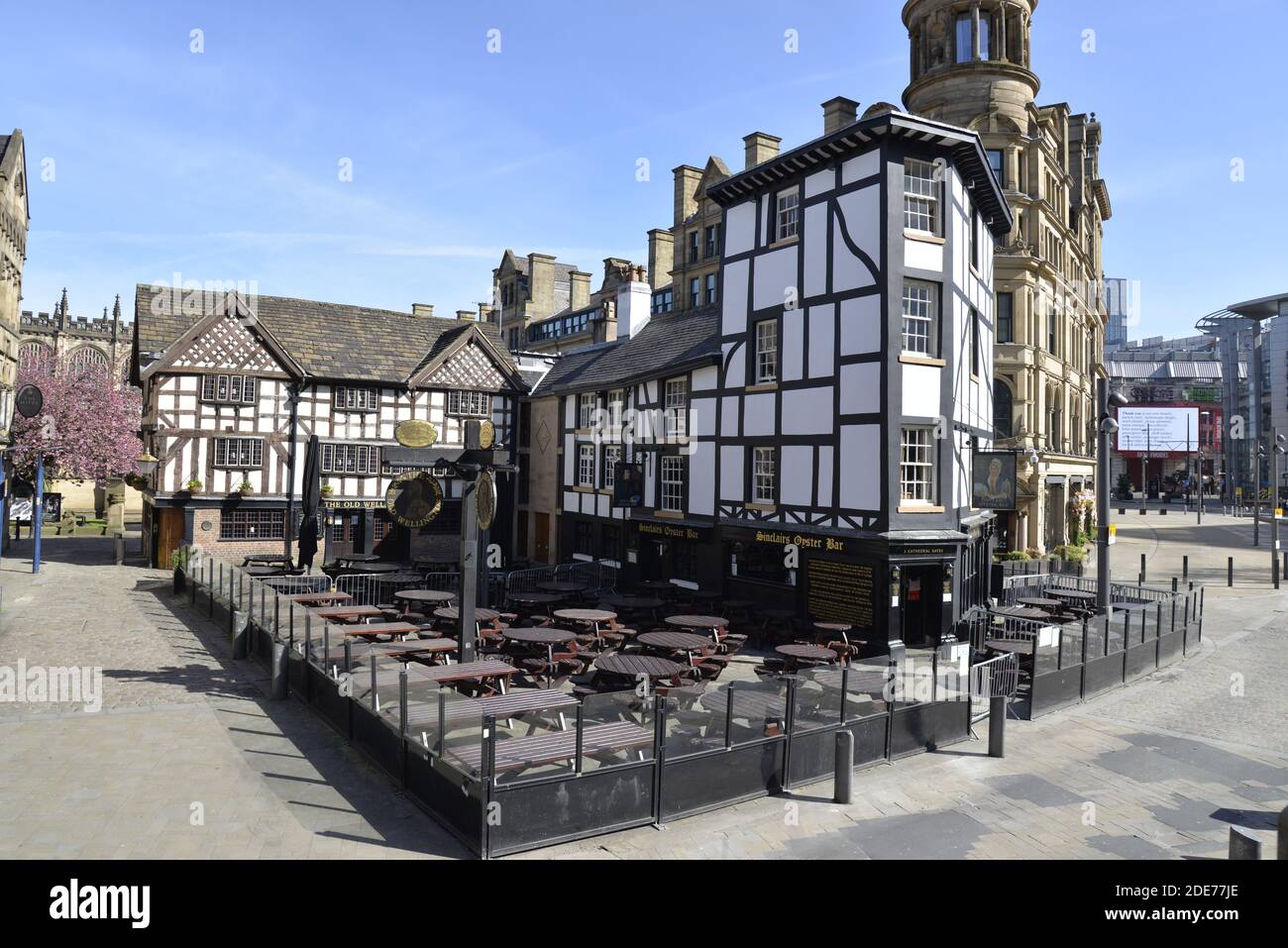Sinclair's Oyster Bar, Shambles Square, Manchester Stock Photo