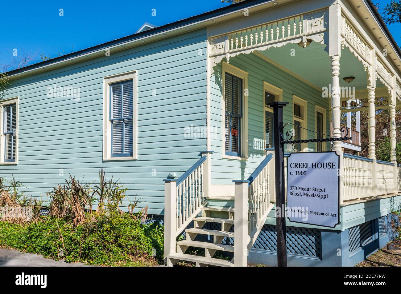 Biloxi Cottage, the Creel House, an example of vernacular architecture