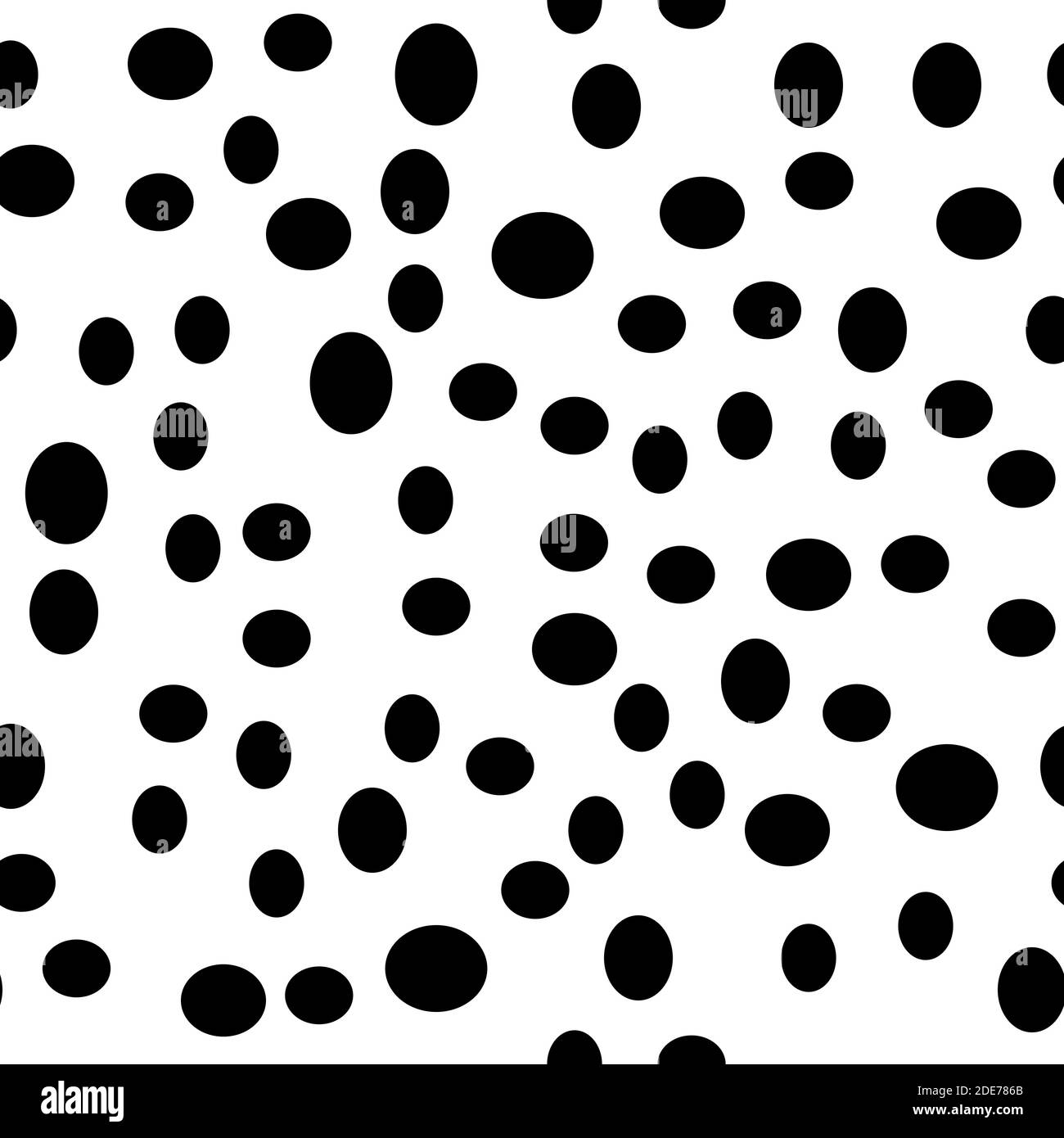 Abstract Simple Circle Seamless Pattern Background. Illustration Stock