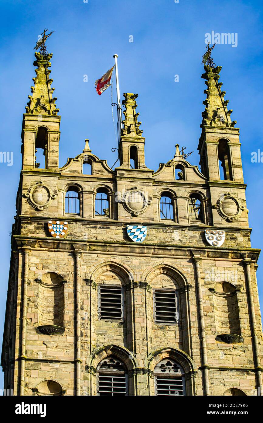 Collegiate Church of St. Mary, Warwick, UK Stock Photo
