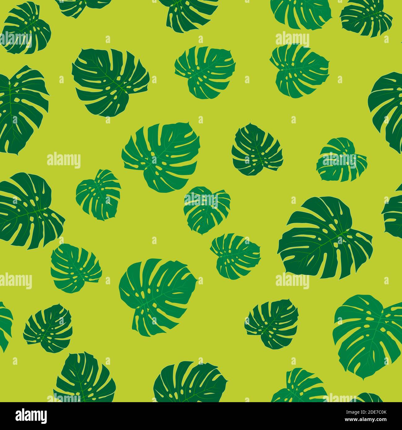 Abstract leaf monsters Seamless Pattern Background Vector Illustration EPS10 Stock Vector