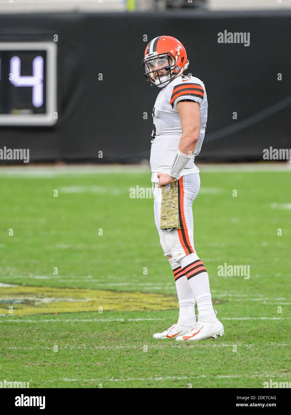 Jacksonville, FL, USA. 29th Nov, 2020. Cleveland Browns quarterback