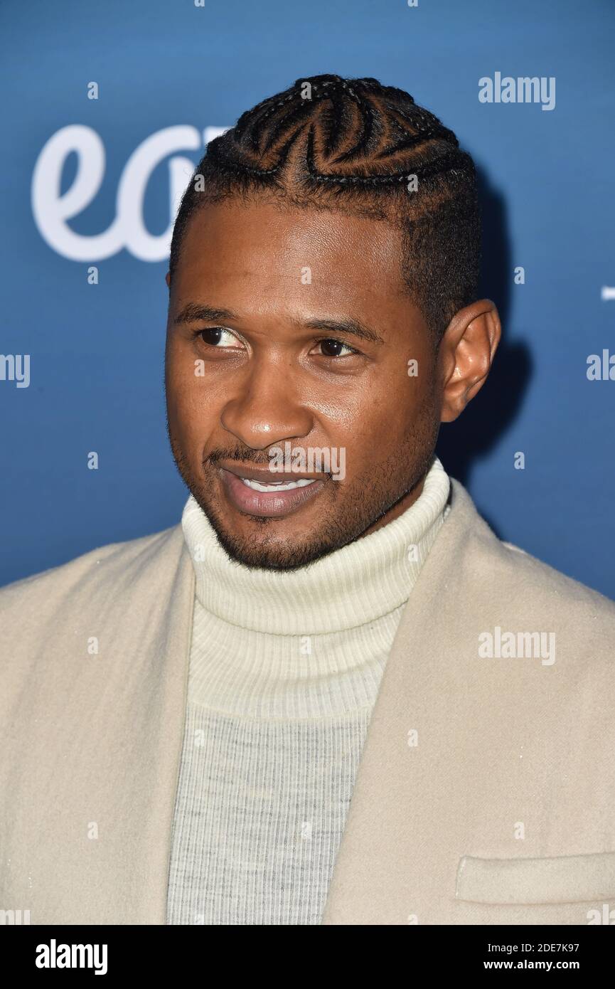 Usher attends Michael Muller's HEAVEN, presented by The Art of Elysium ...